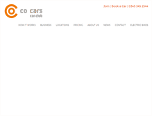 Tablet Screenshot of co-cars.co.uk